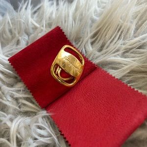 Salvatore Ferragamo scarf broach